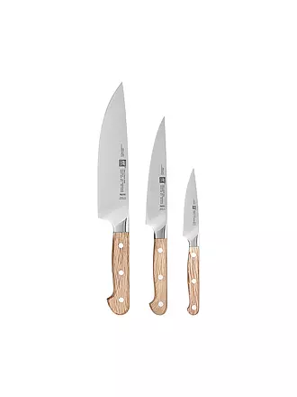ZWILLING | Messerset 3-teilig PRO WOOD Steineiche | 